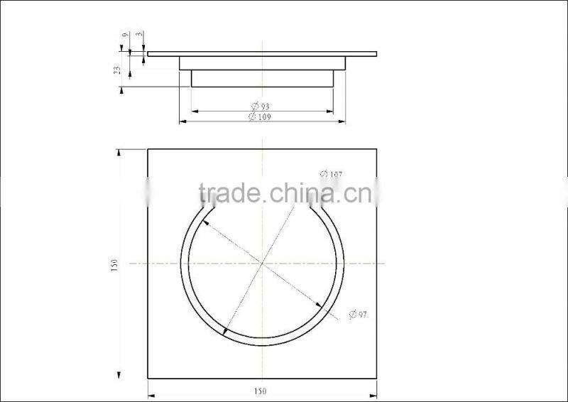 150x150mm Floor Drain 4008-150