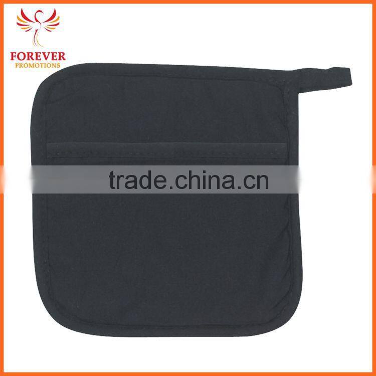 New Design Hot Selling Custom Logo Print Quilted Canvas Pot Holder