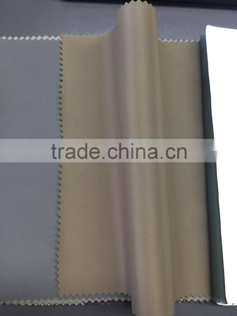 210T nylon not shiny coated pvc fabric