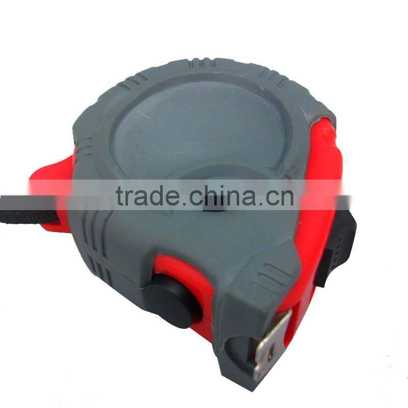Good qulity co-rubber coated of steel tape measure mm in inch