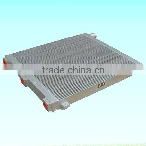 finned aluminium oil cooler/cooling fan motors compressor for air cooling parts screw air compressor parts