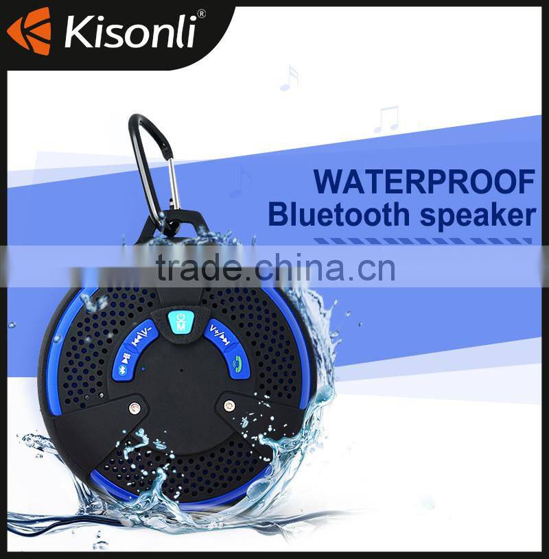 Hot sale Campers 1.0 Tire Wireless Speaker Splashproof Outdoor Portable Bluetooth Waterproof Speaker with MIC