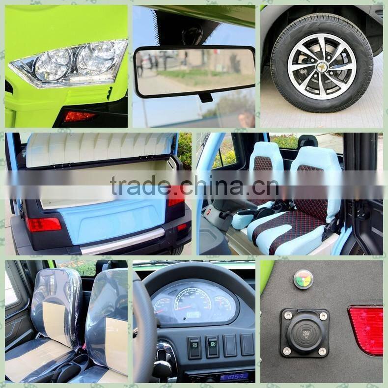 Off road 2 seats sightseeing car 4wd electric vehicle on sale
