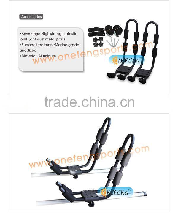 Fold down Kayak Carrier -J Style roof rack