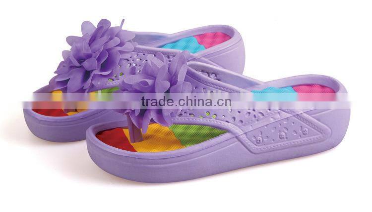 Summer holiday slippers EVA slipper girls nude beach slippers
