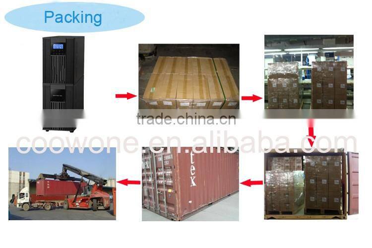 Factory suppliers ups 3kva 1 phase online ups with inbuilt batteries