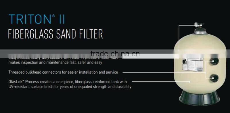 Energy saving swimming pool fiberglass side mount sand filter