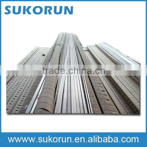 Bus aluminum step safety nosing