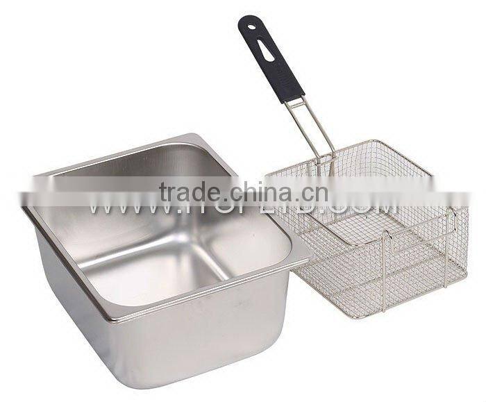 double tank commercial dry fryer