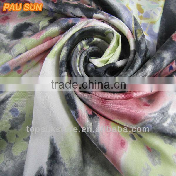printed square chinese silk scarf