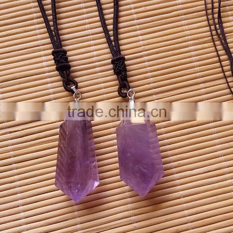 beautiful natural amethyst crystal pendants with different sizes for sale