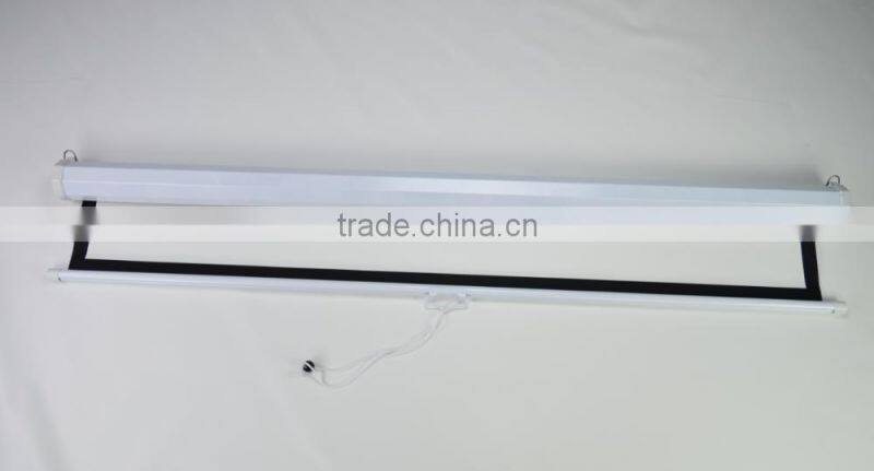 Excellent Quality Convenient Helpful Manual Pull Down Projector Screen
