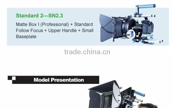 Wondlan Sniper 2.0 DSLR Camera Rig Video Stabilizers Shoulder Support System