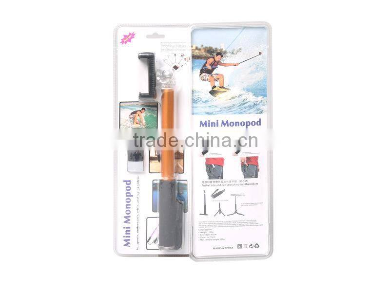 Promotion Aluminum Alloy Handheld Extendable Selfie Stick Monopod For SLR / Digital Camera for Phone
