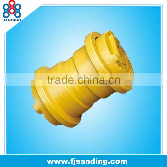 yellow pc50 bulldozer chain and track rollers