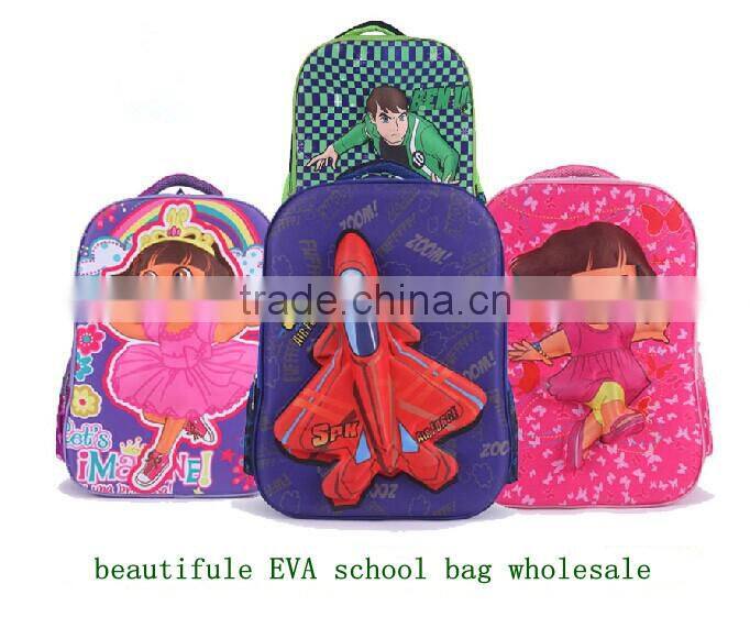 3D EVA school bag for girl