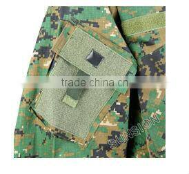 Military Uniform ACU with new generation high molecular fiber zipper