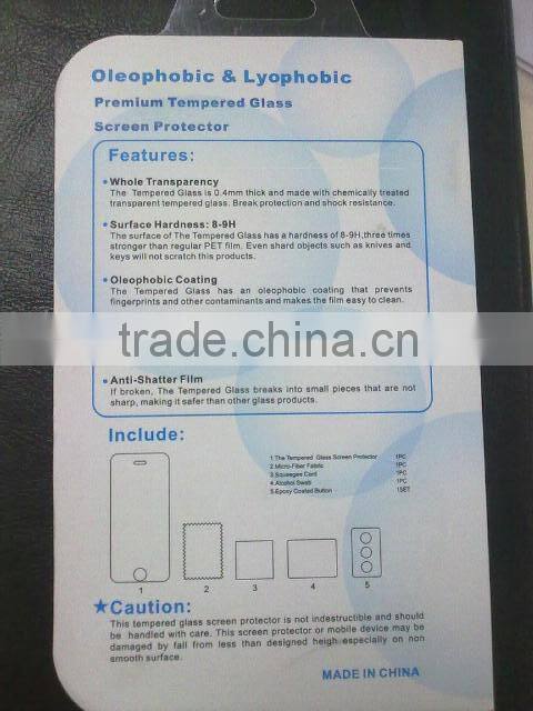 2014 hot product!! tempered glass screen protector or iphone 5 glass screen gurad