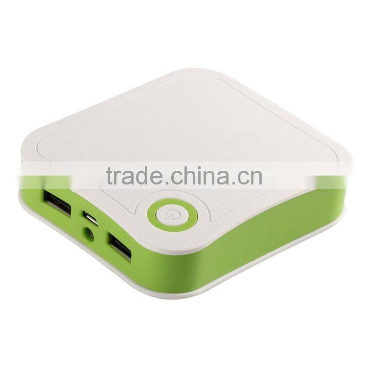 Full capacity 10400mah universal 2a output portable power bank