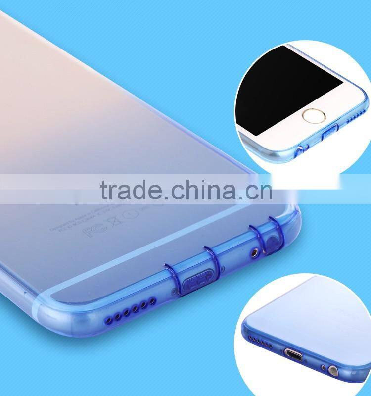 Ultra Thin Rainbow Color TPU Soft Cover Case for iPhone 6 6S 6Plus 6S Plus