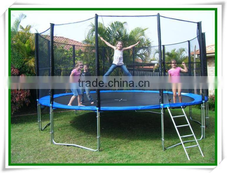 Fourstar outdoor fitness trampoline 16FThas safety net with low price and high quatity