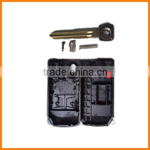 Plastic ABS remote car keys blank key case shell cover fob for Chevrolet cruze remote key blank fob with logo