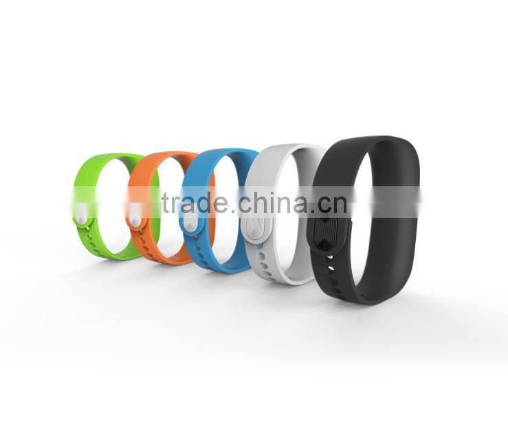 high quality message reminding flexible colorful led bluetooth bracelet