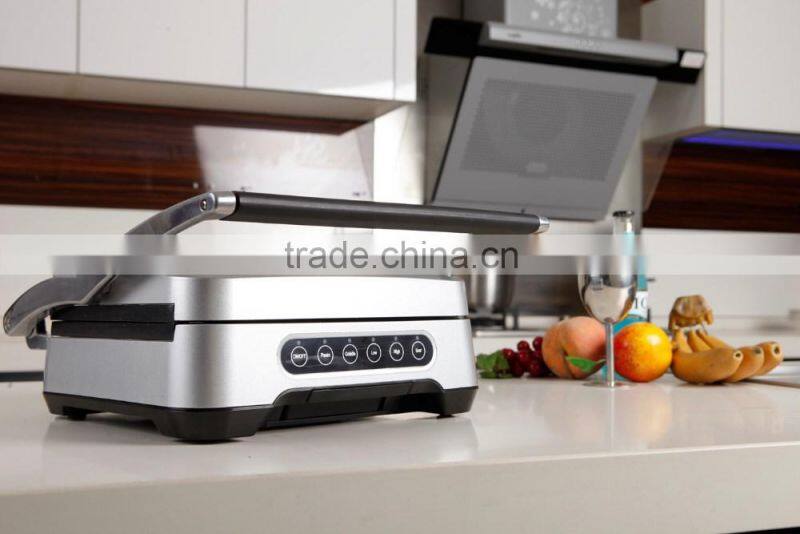 Non-stick Electric Stainless Steel Panini Press Sandwich Maker