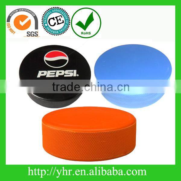 Non Logo Good Quality Customize Black Rubber Ice Hockey Puck