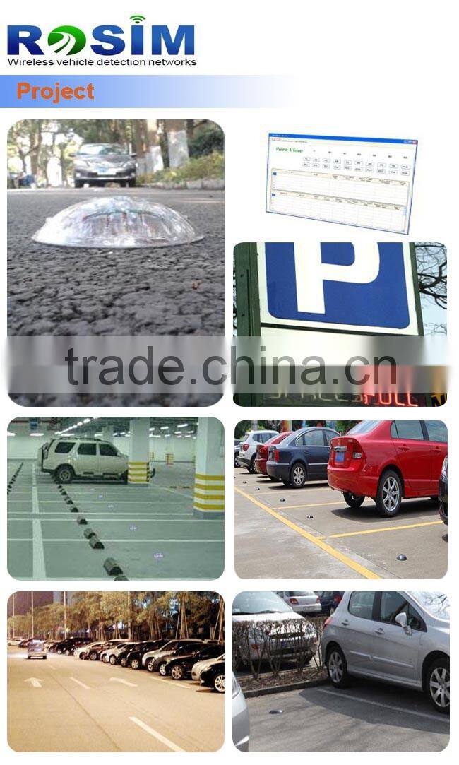 Cost-effective Wireless magnetic parking sensor for Parking guidance