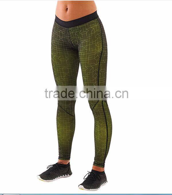 Gym Wear Womens Ambition Sublimated Surface Leggings