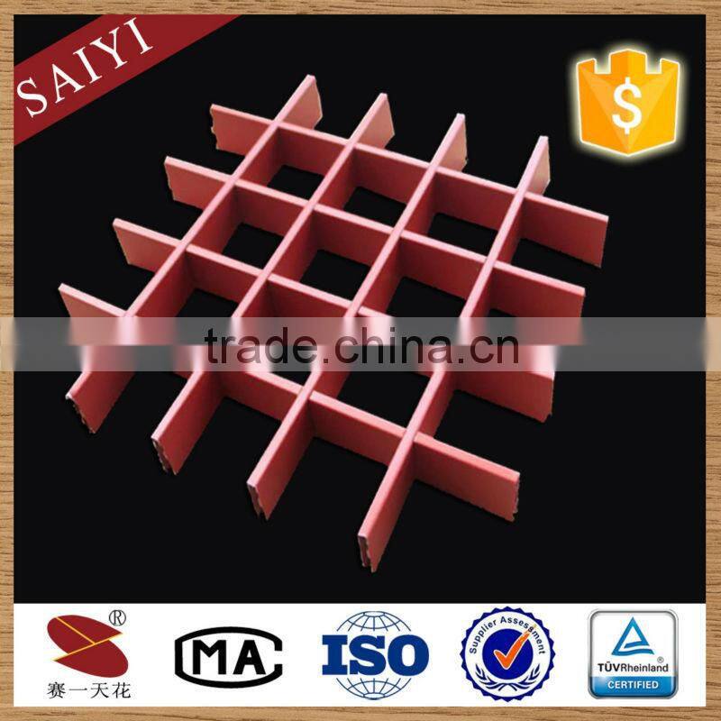 Cost price aluminium grid ceiling