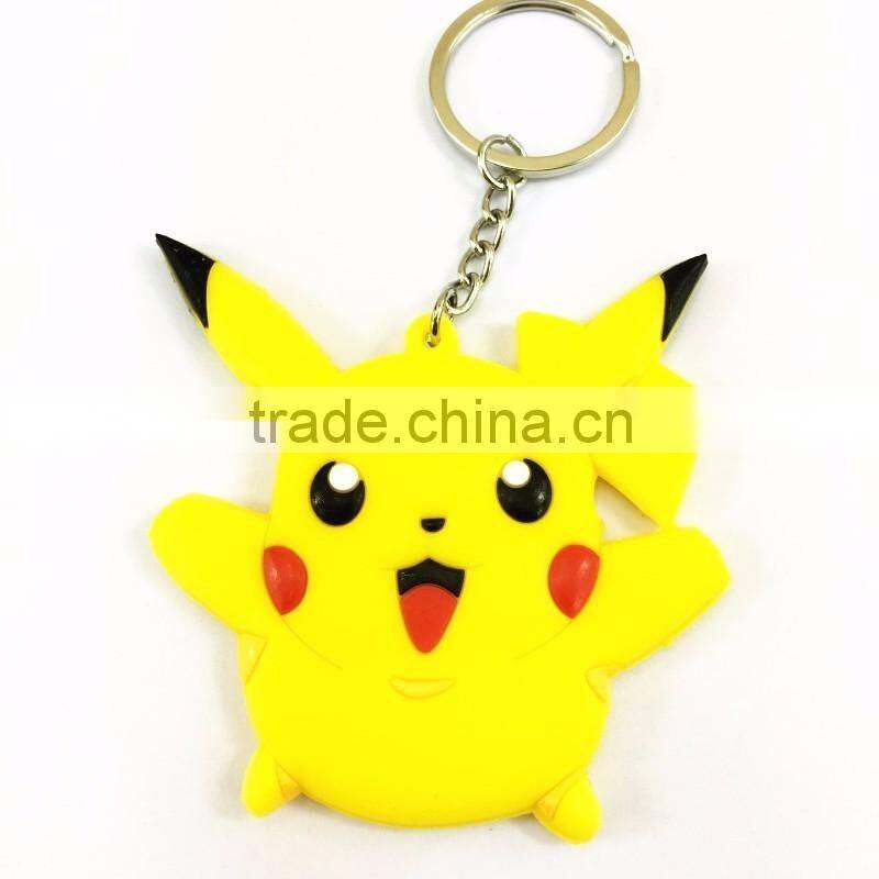 Promotional Gift Key ring Soft PVC Animation Shaped 2d Keychain