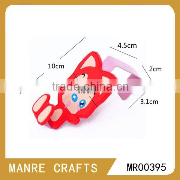 Wholesales custom made PVC sucker hangers hook