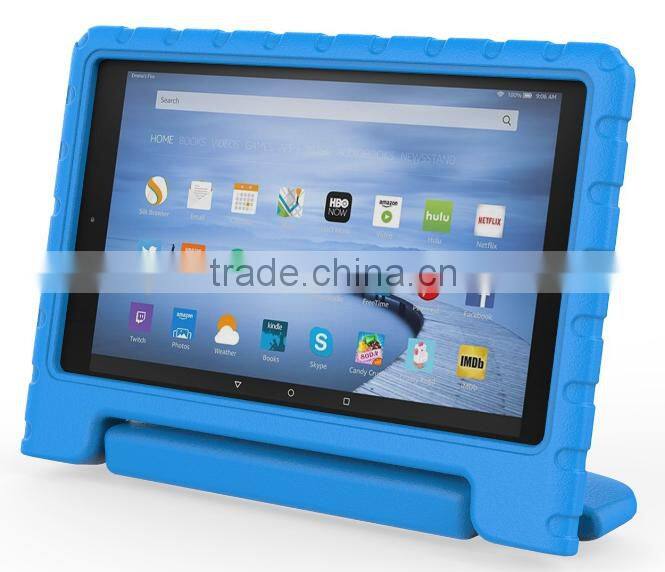 2016 hot products kids tablet case, for amazon kindle fire hd 10 shockproof eva case cover for kids