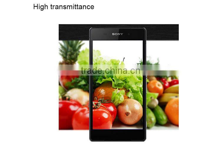 Anti-fingerprint 3d full cover tempered glass screen protector for sony XY