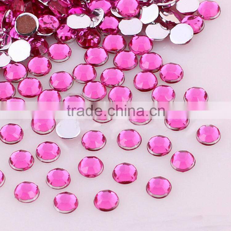 2014 wholesale flat back resin DMC crystal hotfix rhinestone for dresses