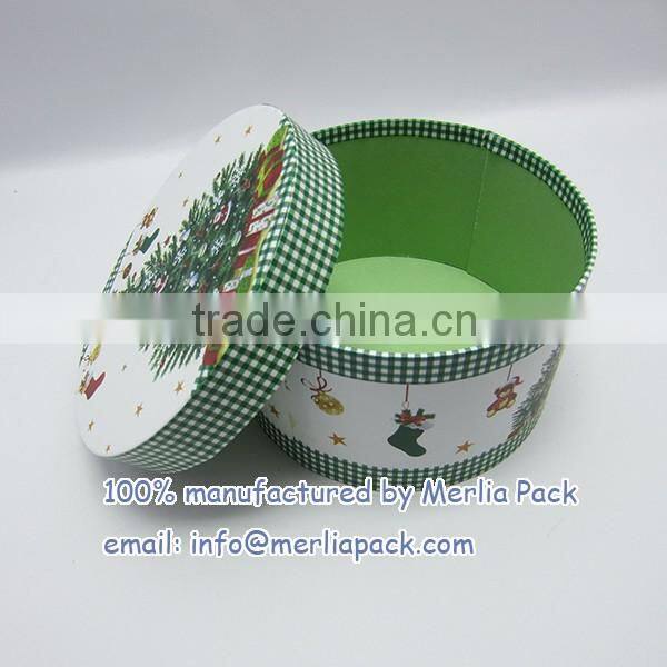 hot sale 2016 christmas collections boxes cylinder paper tube boxes