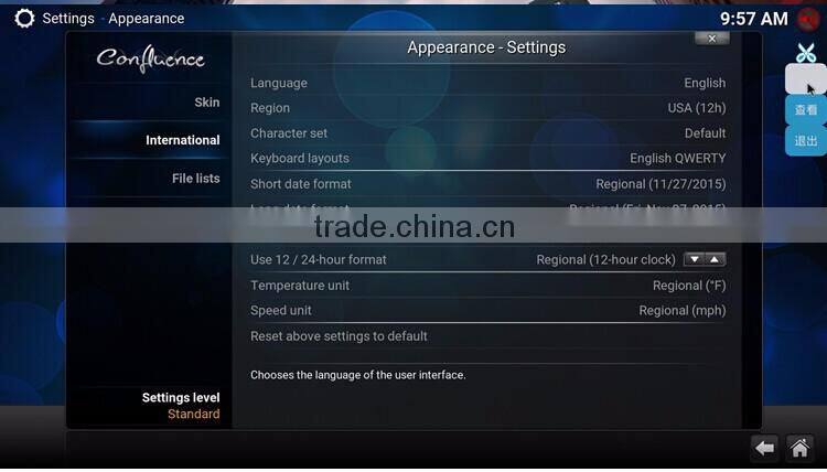 hybird m9 buetooth4.0 amlogic S812 M9+ Kodi 2GB 8GB 4K Amlogic S812 Quad Core Smart Stream android tv box