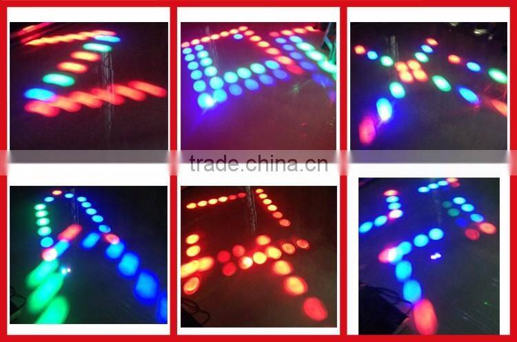 LED Double Scanner Mirror Light stage decorative light Disco Light White color