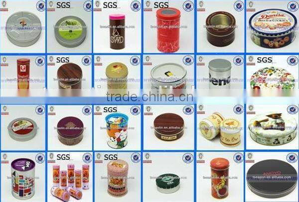cartoon image printing metal tin boxes for students' stationery