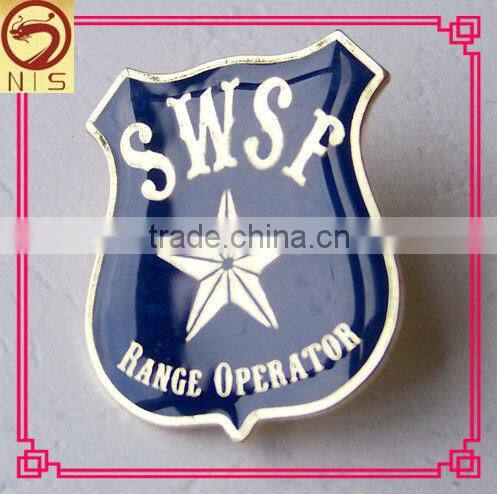 cheapest souvenir gift badge/custom logo metal pin badge