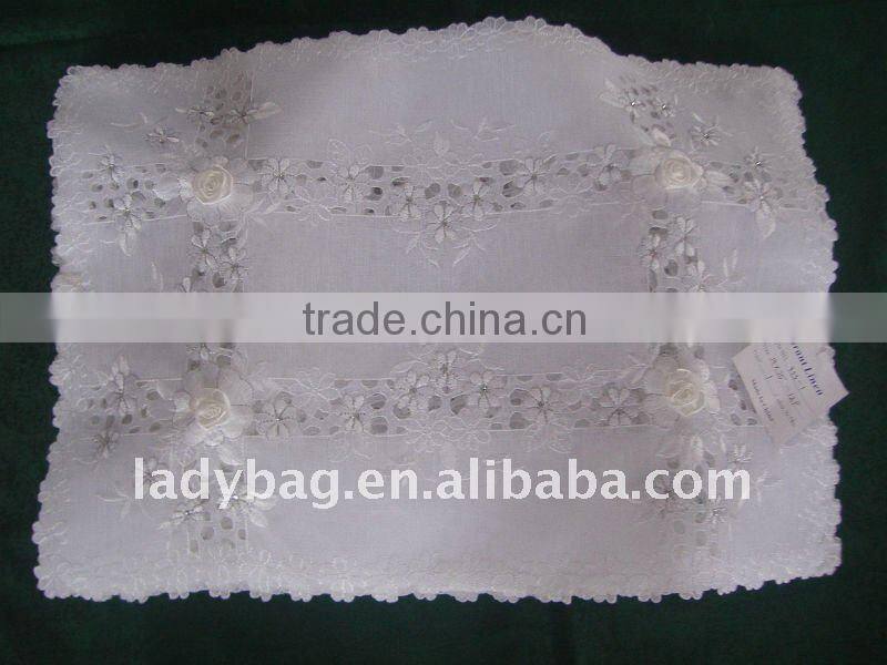 organza embroidered curtain