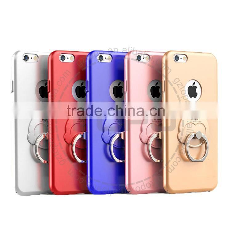 Monkey finger ring bracket originality desgin for iphone 6 6s plus Anti falling PC phone case