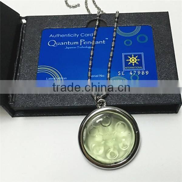 High ion Chi pendant,do your logo on Glass pendant