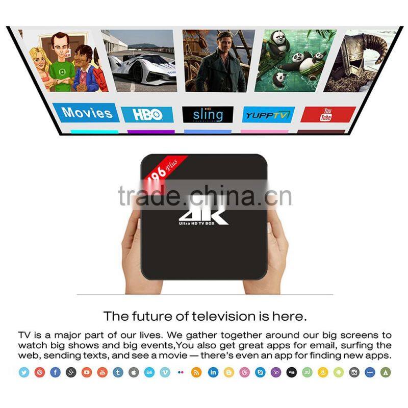 BT4.0 Media Player Android 5.0 2G+16G Internet Smart TV Box