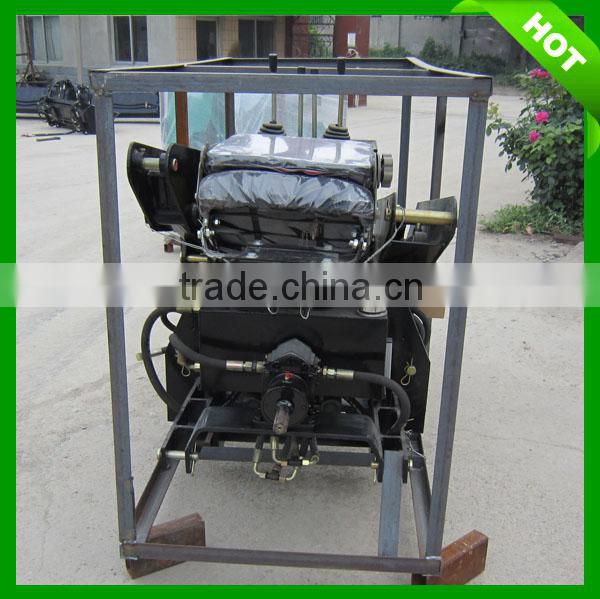 LW-7 small garden tractor backhoe