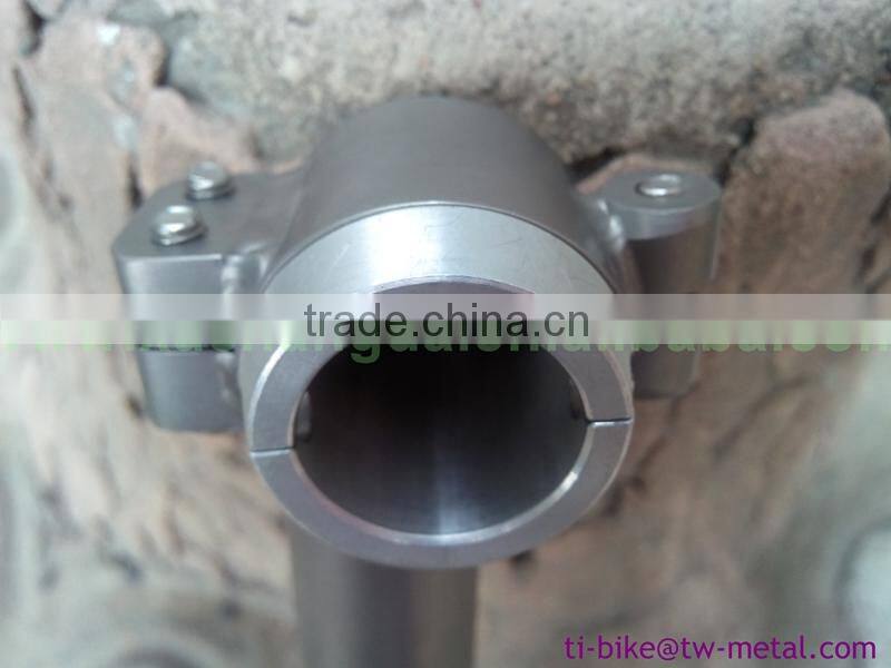 Titanium seat post for road bike frame or mountain bicycle frame 27.2 31.6 or 31.8