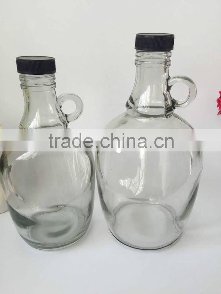 Personalized logo 64oz 1.9L amber beer growlers