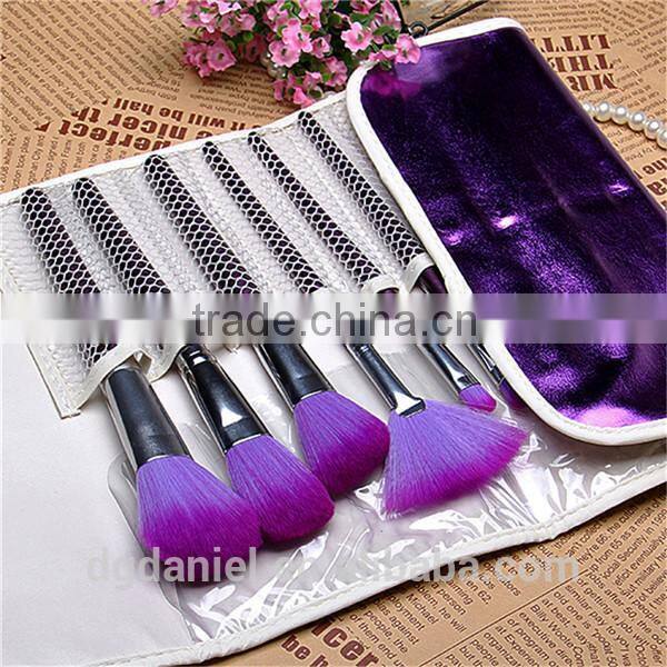 6pcs/pack New Artist Transparent Handle Paint Brush Set Artist Nylon Oil Painting Brushes Art